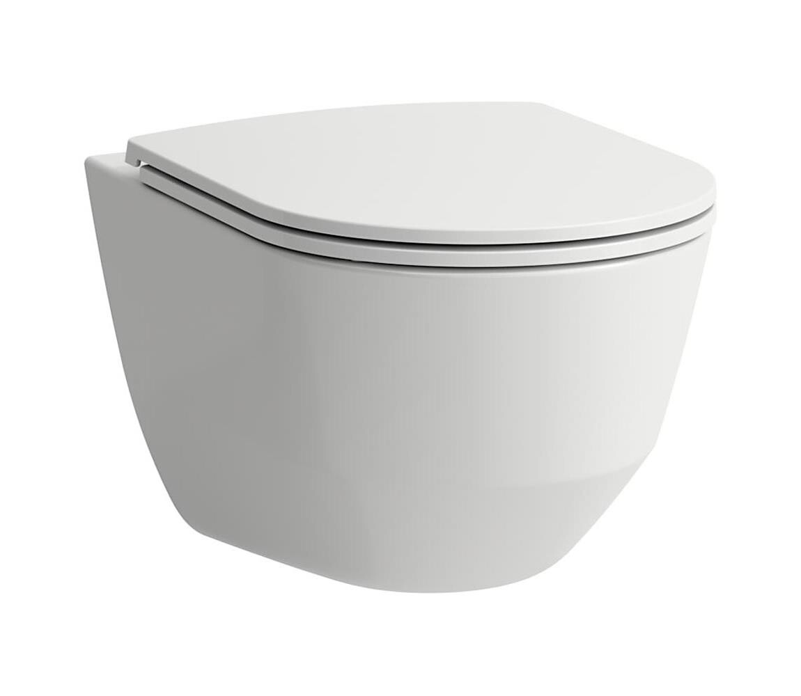 LAUFEN H8669570000001 - Závěsné WC PRO keramika/bílá +prkénko SoftClose PRO bílá H8669570000001