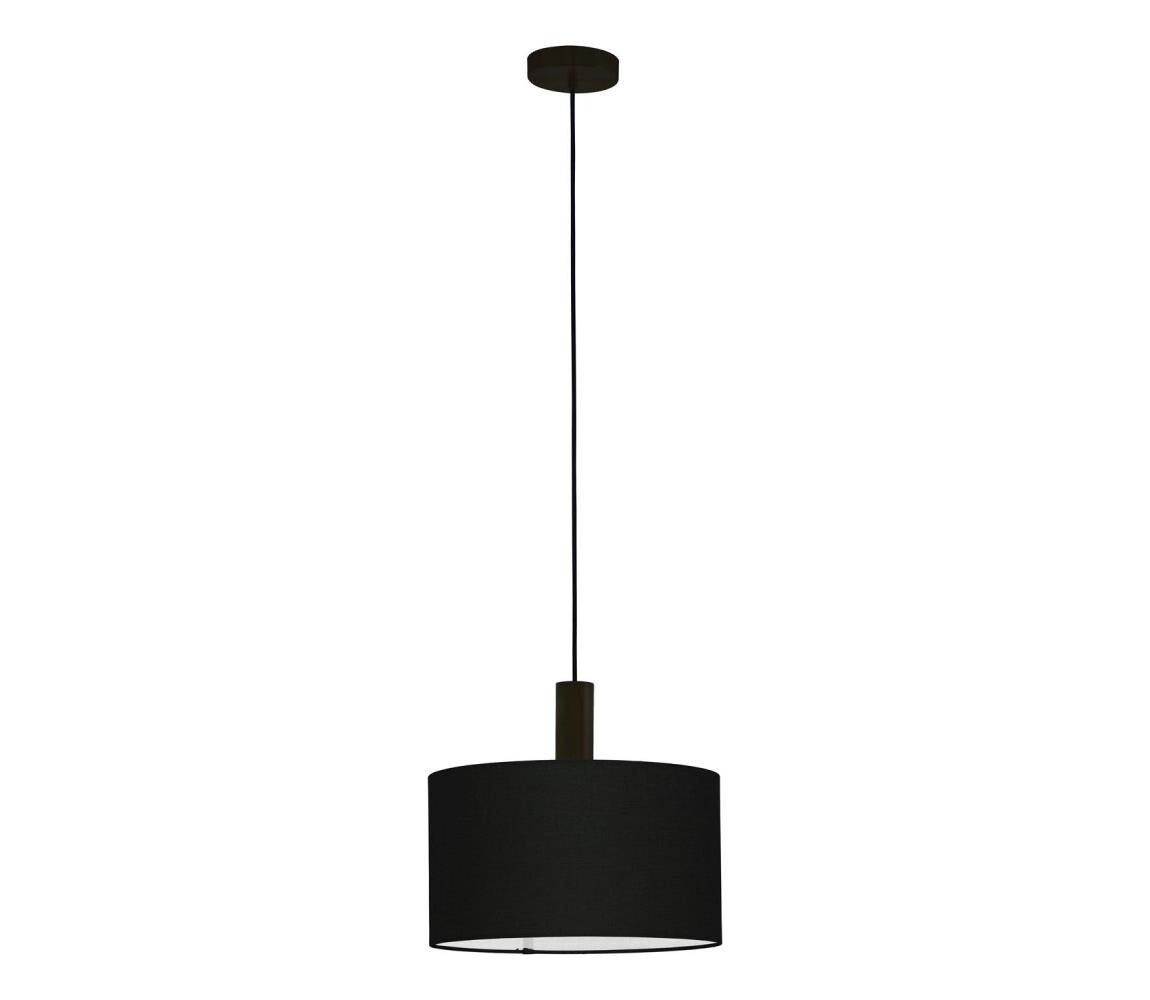 Eglo 33354 - Lustr na lanku AMANI 1xE27/60W/230V pr. 38 cm černá 33354