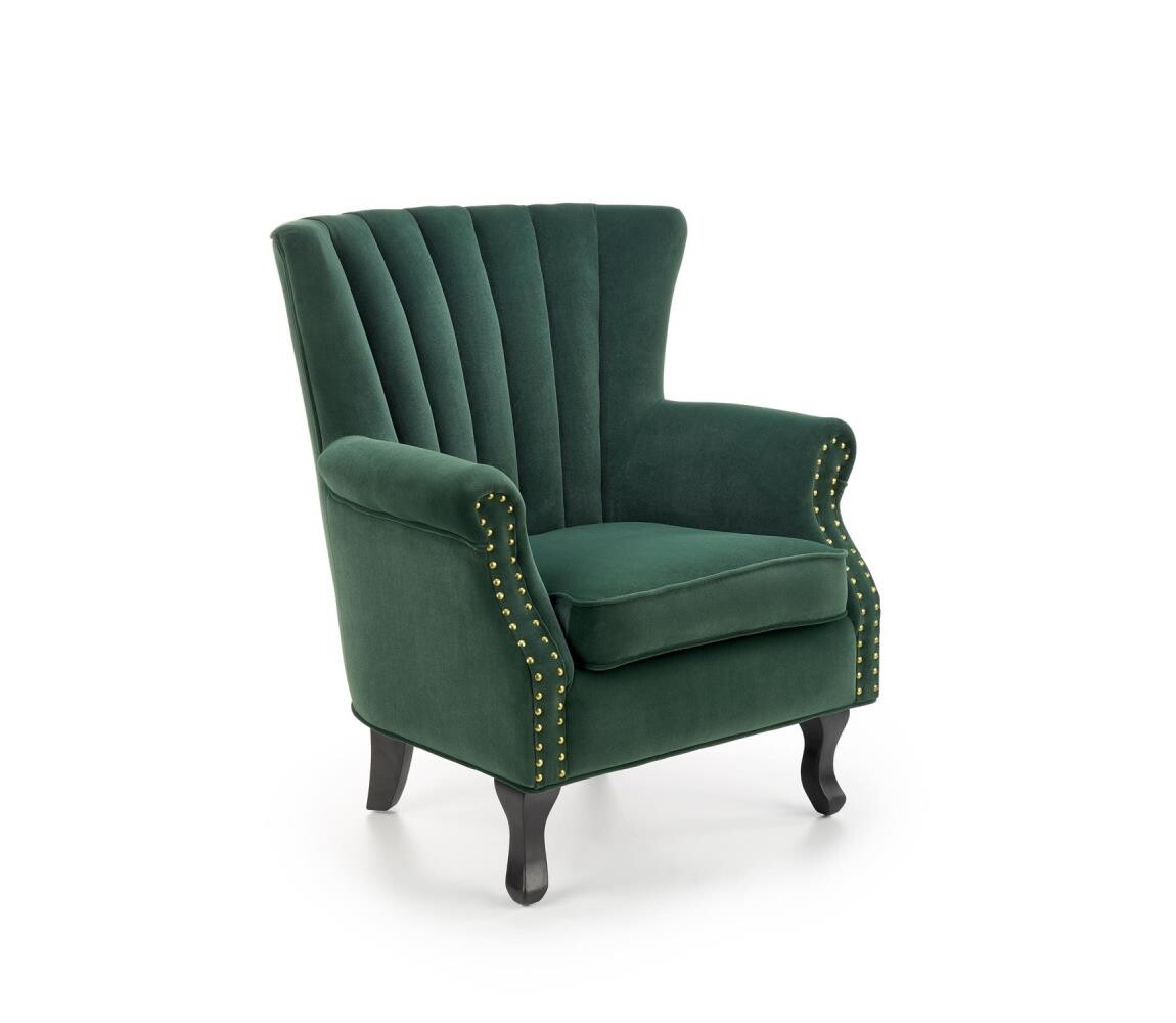 Halmar Křeslo CLARUS tmavě zelená V-CH-TITAN-FOT-C.ZIELONY