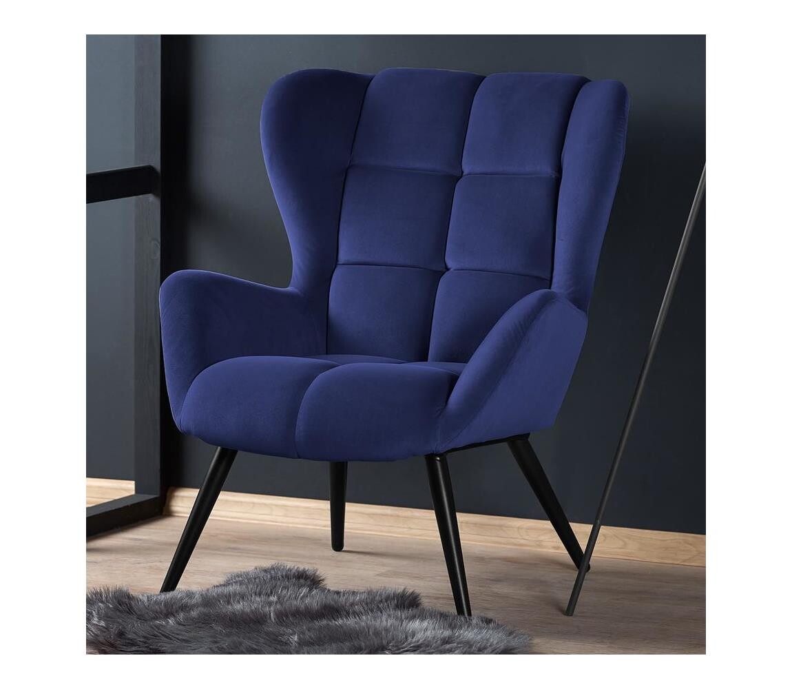 Halmar Křeslo CHATEU tmavě modrá V-CH-TYRION-FOT-GRANATOWY