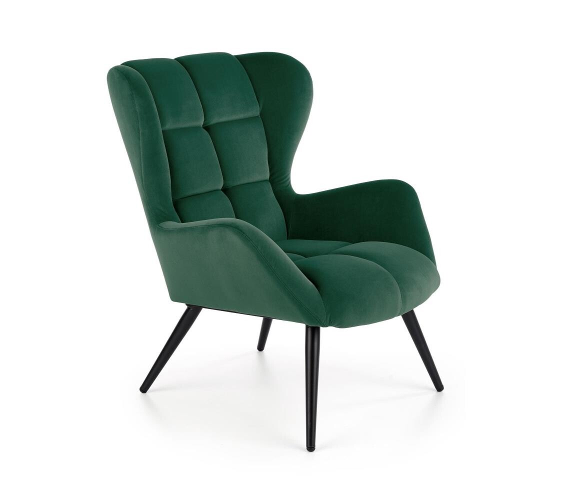 Halmar Křeslo CHATEU tmavě zelená V-CH-TYRION-FOT-C.ZIELONY
