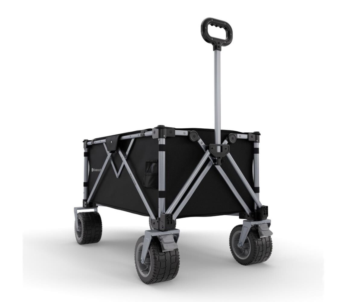 KINDERKRAFT - Skládací přepravní vozík WAGON ROLLSTER černá KSROLL00BLK0000