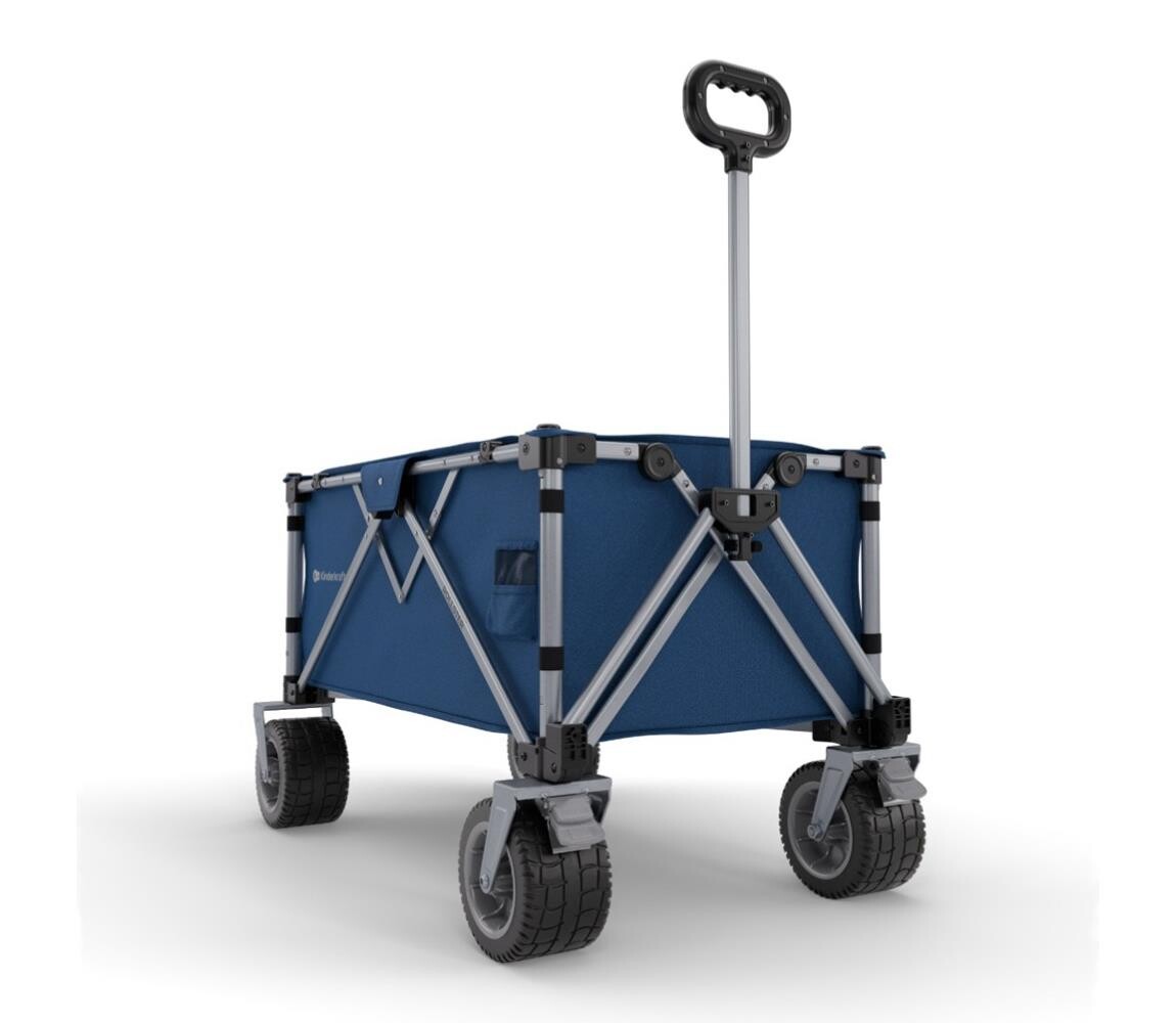 KINDERKRAFT - Skládací přepravní vozík WAGON ROLLSTER modrá KSROLL00BLU0000