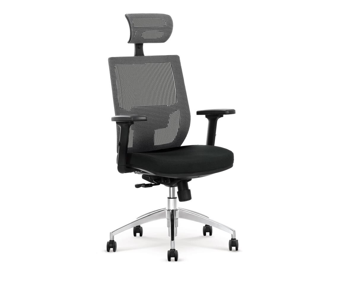 Halmar Kancelářská židle ELMIR černá/šedá V-CH-ADMIRAL-FOT