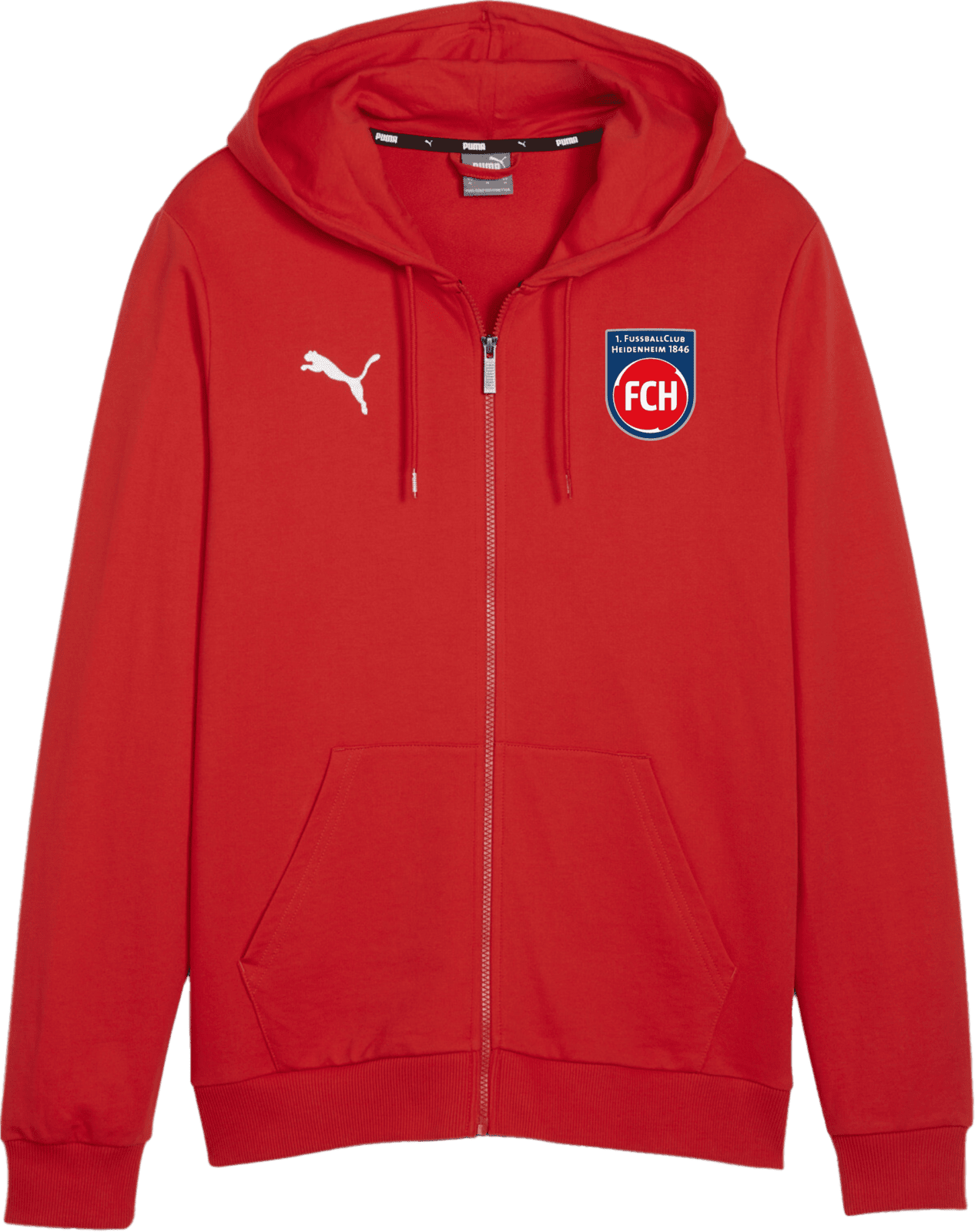 Mikina s kapucí Puma  1.FC Heidenheim Hooded Jacket