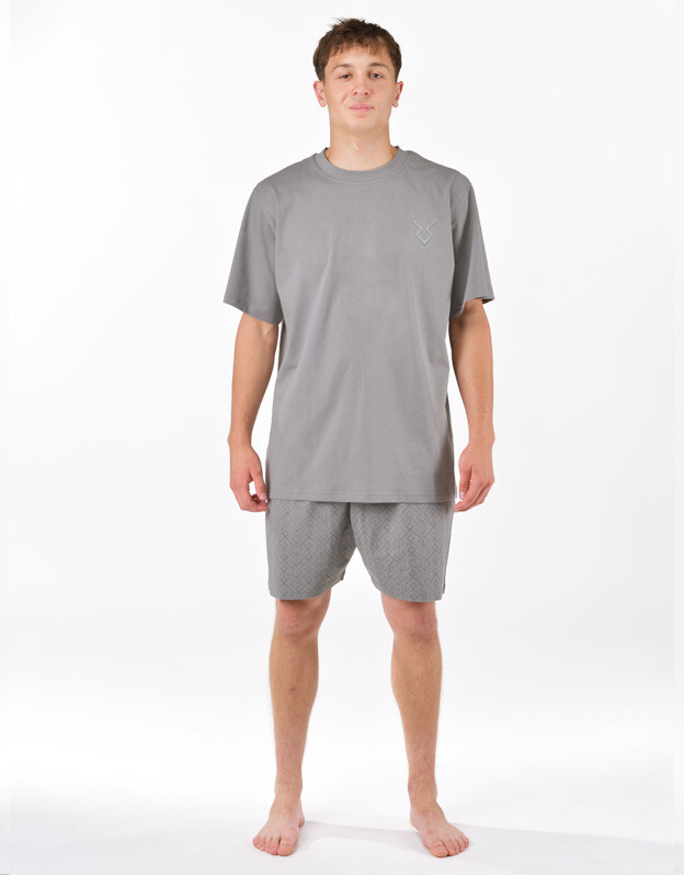 Pánské pyžamo Gino šedé (79194-MxGLMZ) L