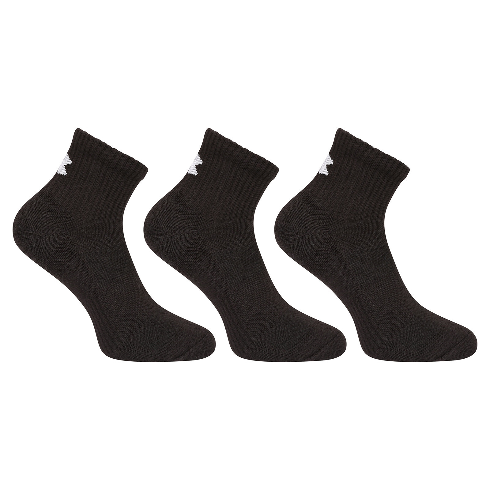 3PACK ponožky Under Armour černé (1386372 001) L