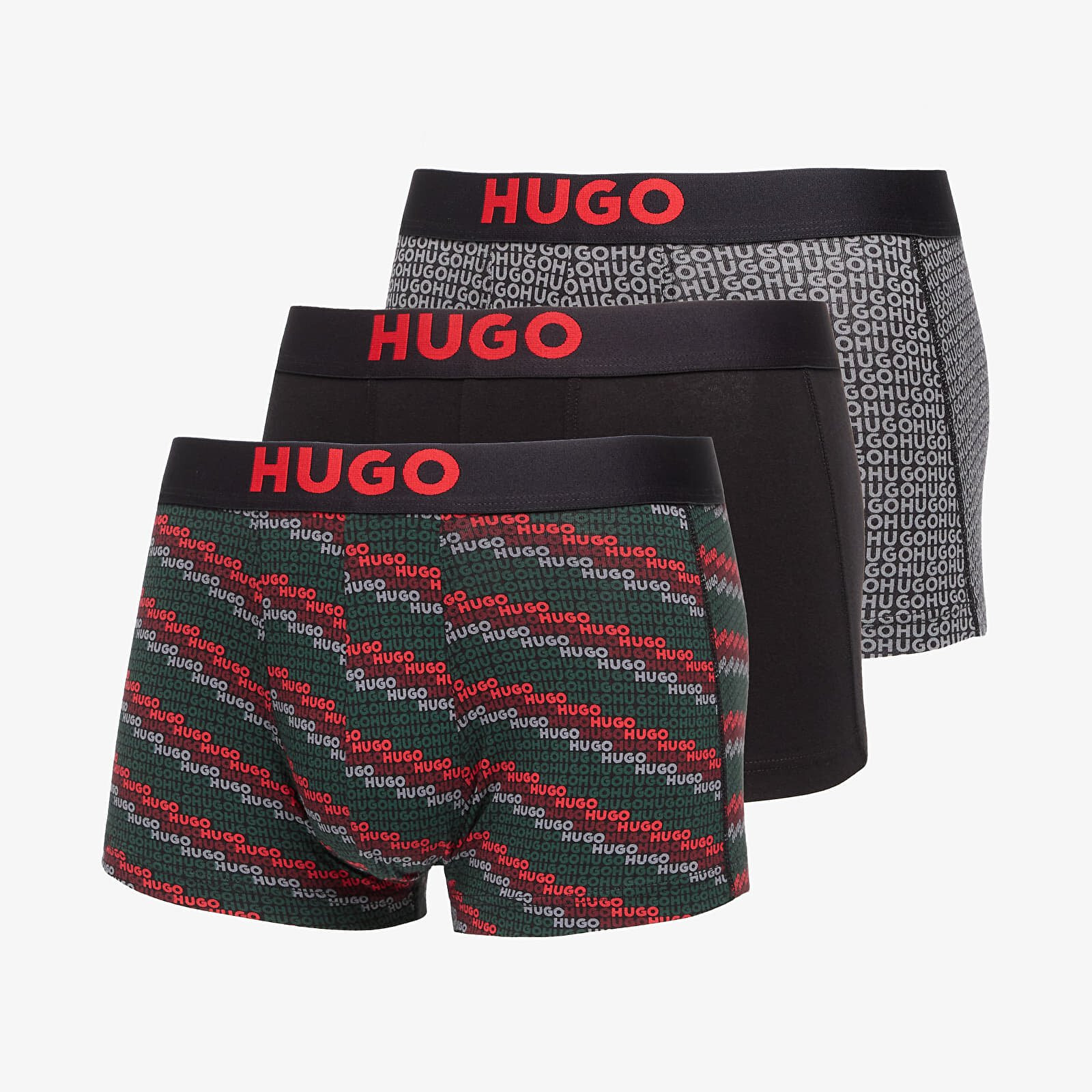 3PACK pánské boxerky HUGO vícebarevné (50549140 960) M, trenky / trenýrky