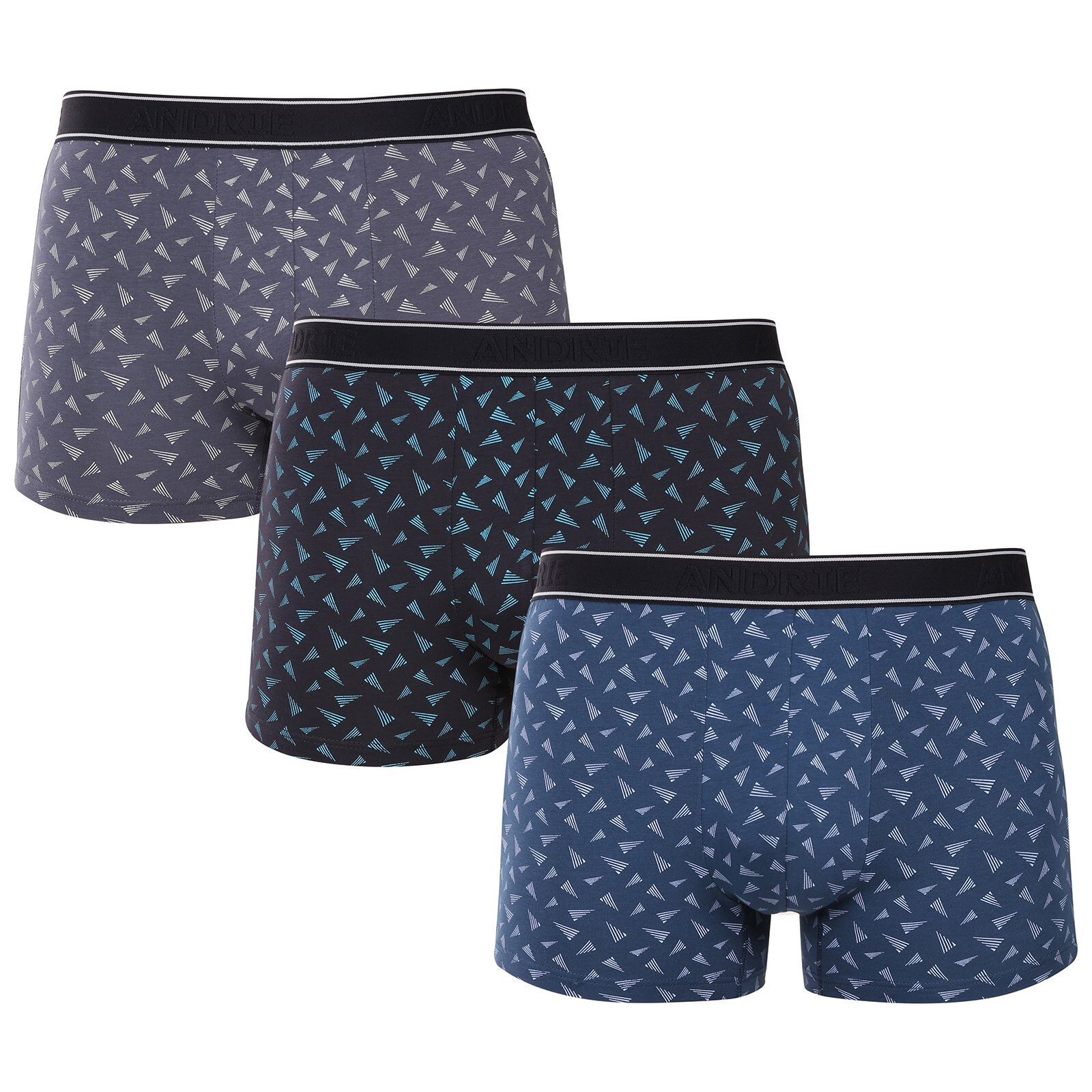 3PACK pánské boxerky Andrie vícebarevné (PS 5745) M, trenky / trenýrky