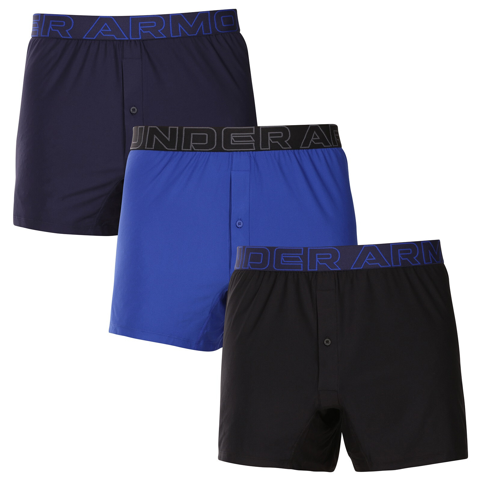 3PACK pánské trenky Under Armour vícebarevné (1390498 400) XL, trenýrky