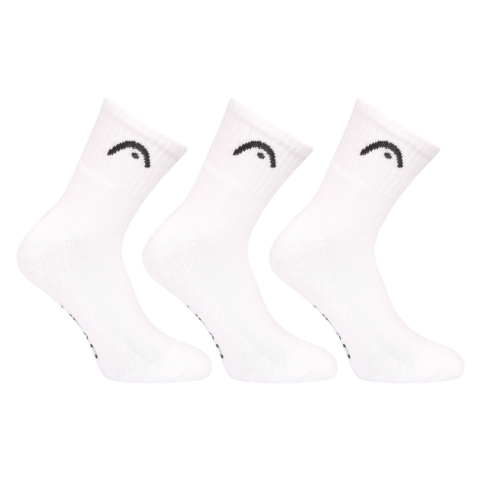 3PACK ponožky HEAD kotníkové bílé (701229016 002) M