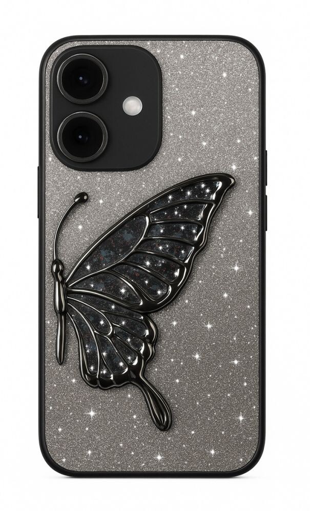 Zadní kryt Tel Protect Butterfly Water pro iPhone 17 black