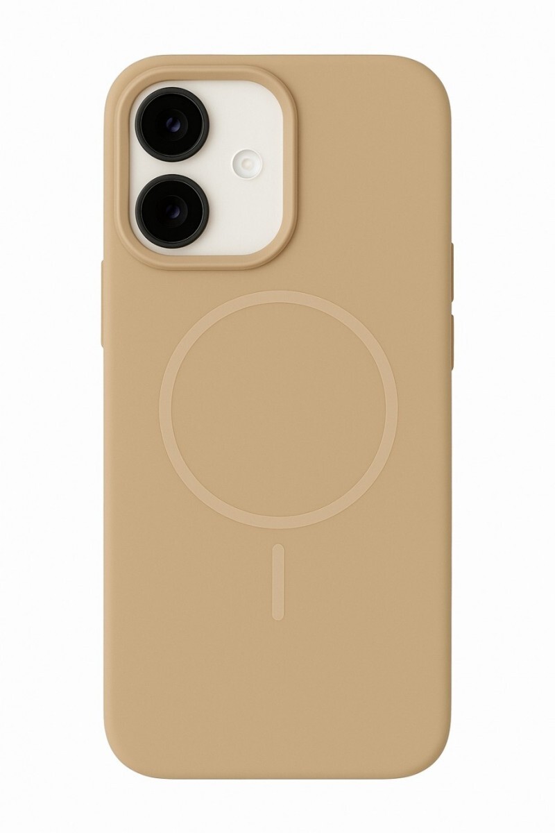 Zadní kryt Magsafe Slim Silicone pro iPhone 17 brown