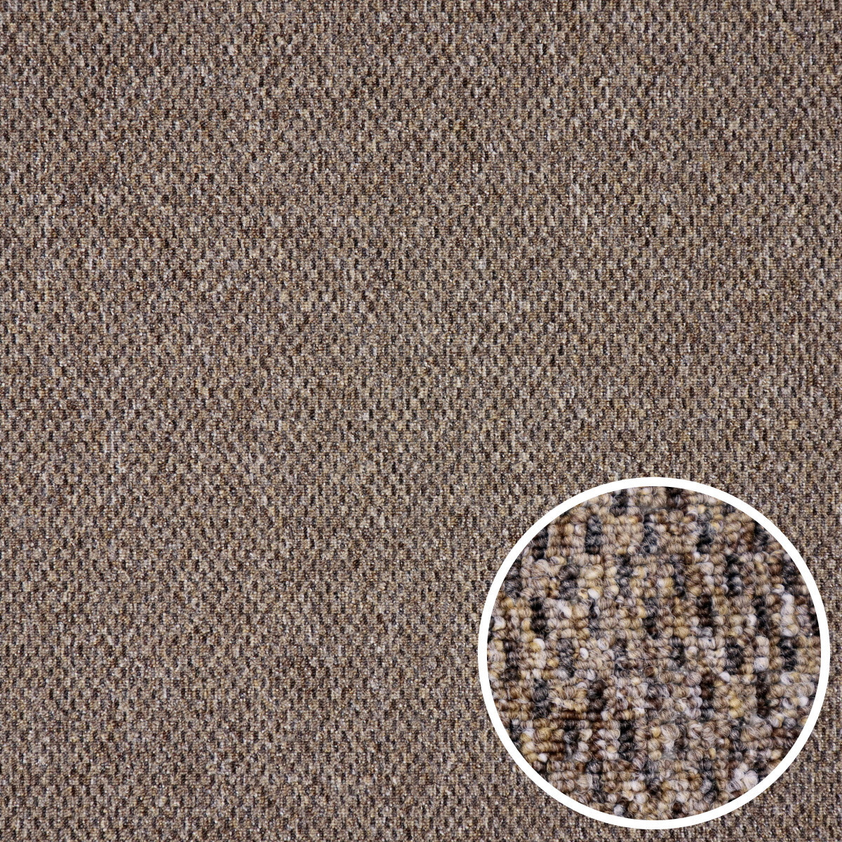 AKCE: 55x440 cm Metrážový koberec Rubin 2117 brown, šíře, hnědá, ab (mřížka), chodba / předsíň, Timzo