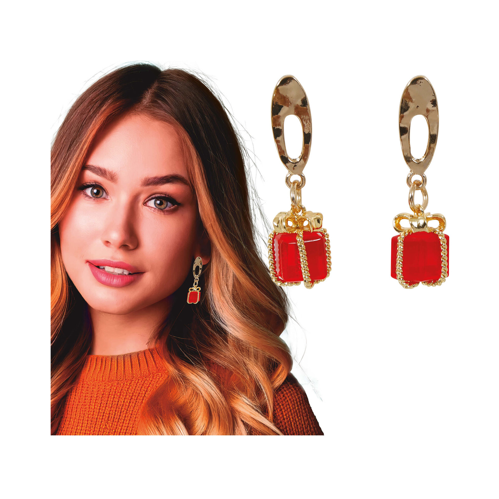 Naušnice Vánoční dárek Albi