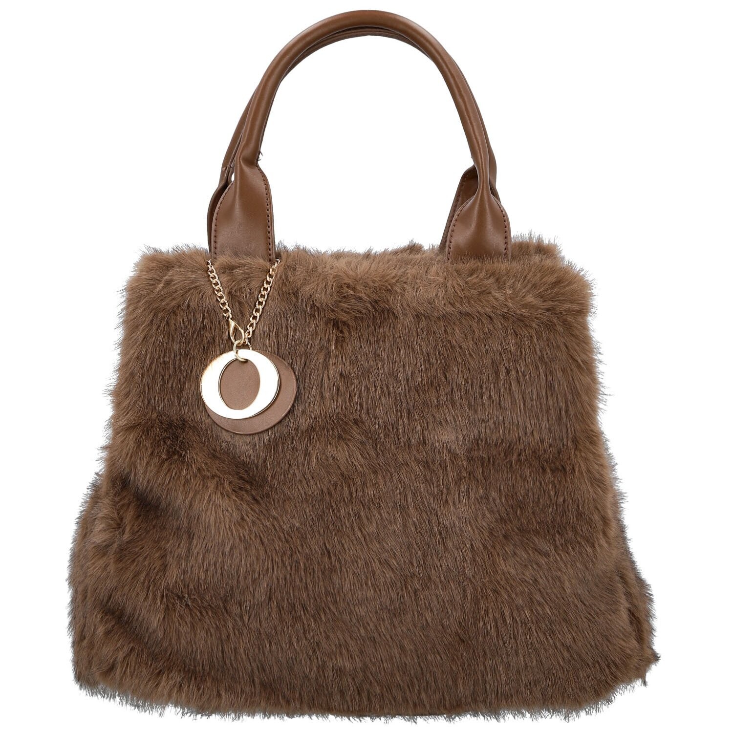 Dámská kabelka do ruky hnědo/šedá - Firenze Zita šedá