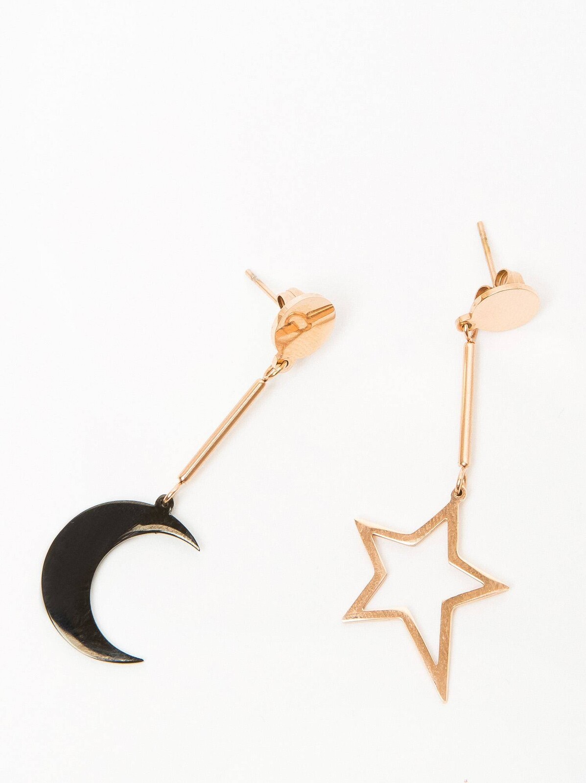 Gold earrings Yups dbi0457. R21