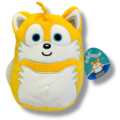 Plyšový ježek Sonic Squishmalows 25 cm žlutý