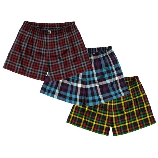 Horsefeathers SONNY 3PACK Pánské boxerky, černá, velikost