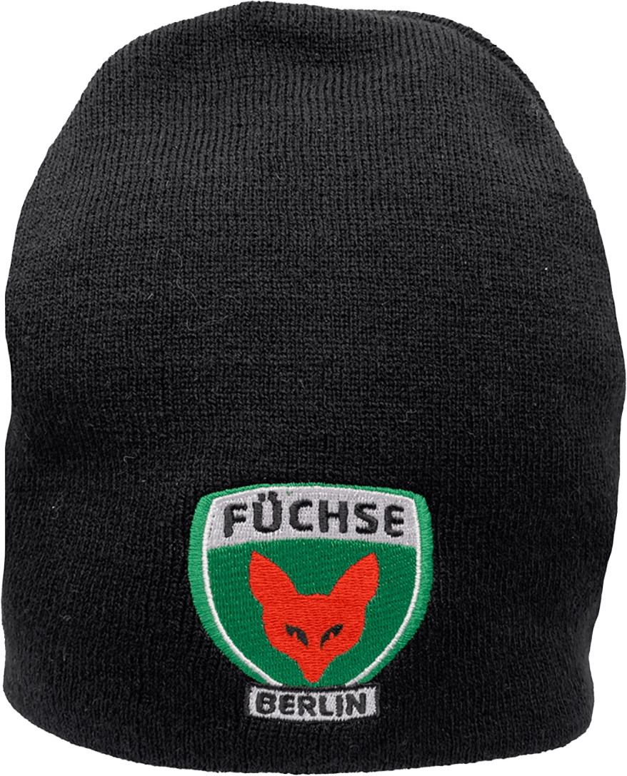 Čepice Puma Wintermütze Füchse Berlin mit Logo-Stickerei