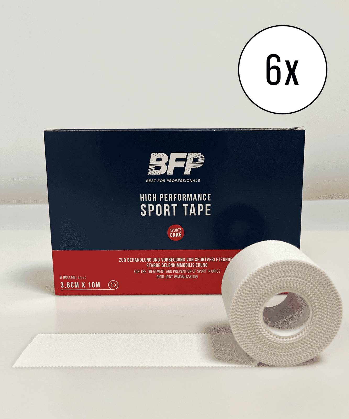 Tejpovací páska BFP BFP SportCARE 6er Set Sporttape 3,8cmx10m