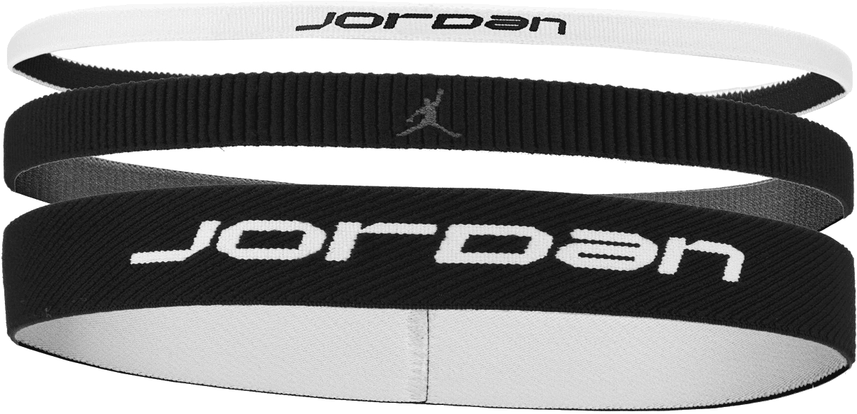 Čelenka Jordan Jordan Elastic Sport Mixed Width 3 PK Headband
