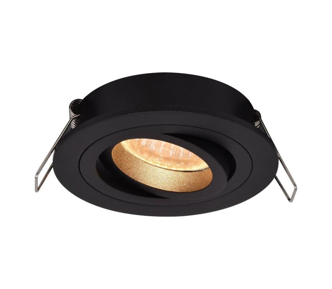 Zuma Line ARGU10-039-N - Podhledové svítidlo CHUCK 1xGU10/50W/230V černá ARGU10-039-N