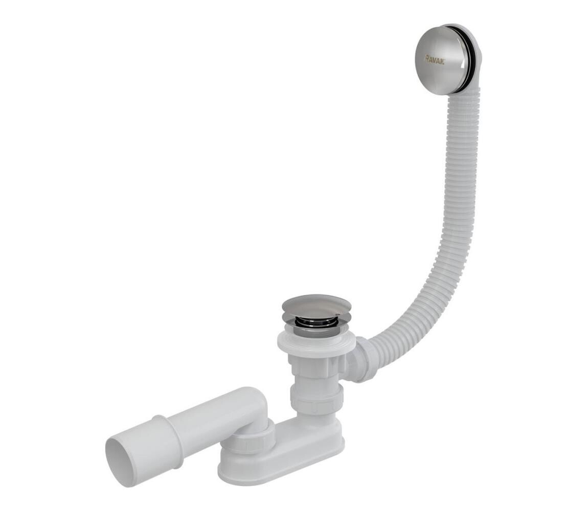 Ravak X01377 - Vanová vypouštěcí a přepadová souprava lesklý chrom X01377