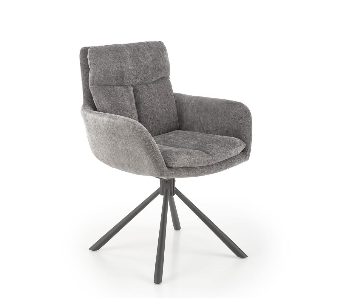 Halmar Jídelní židle HALSA 1 ks šedá V-CH-K/495-KR-POPIELATY