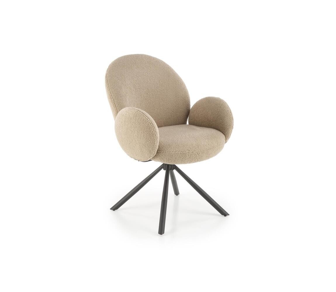 Halmar Jídelní židle KIVA 1 ks hnědá V-CH-K/498-KR-CAPPUCCINO