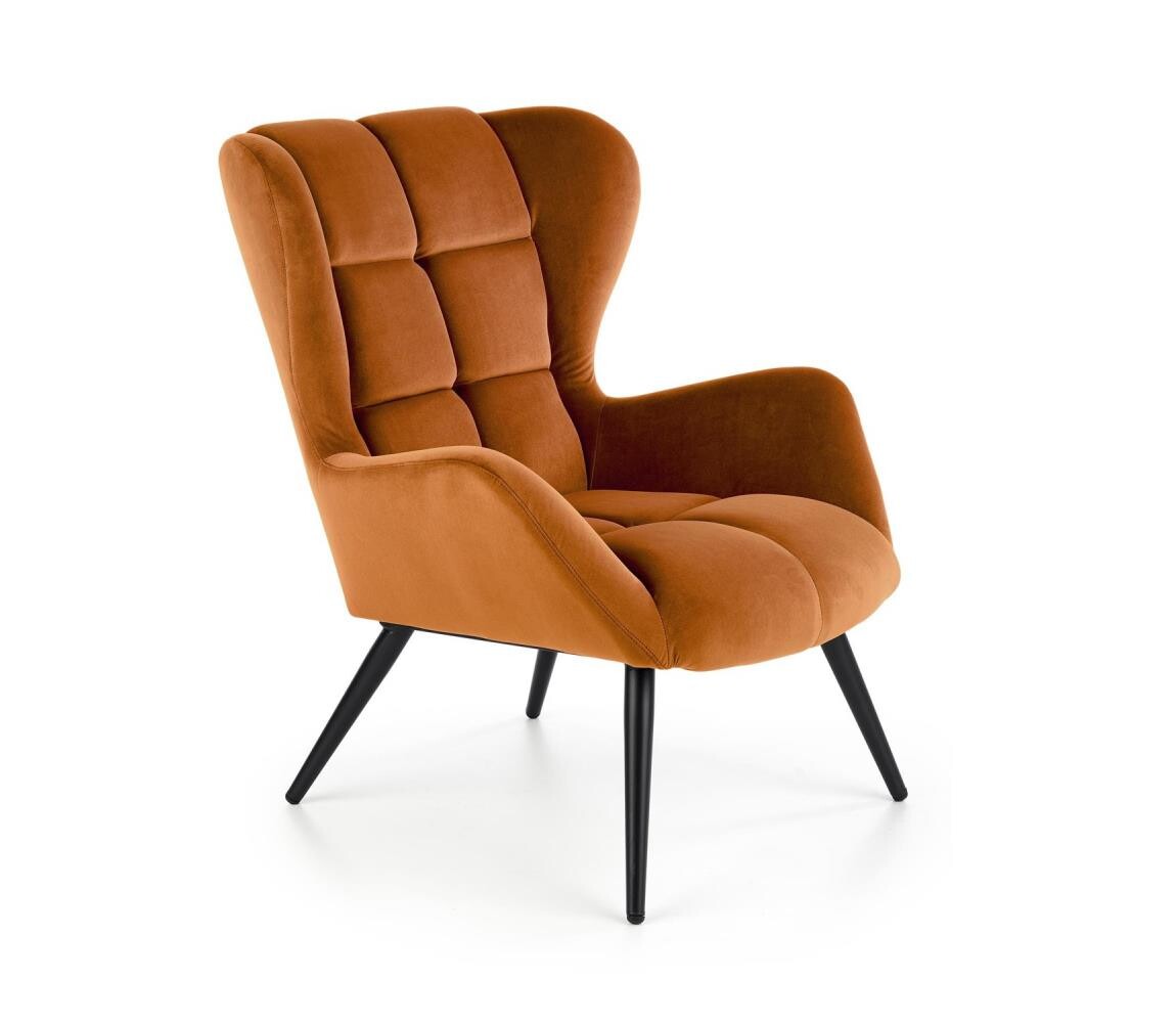 Halmar Křeslo CHATEU hnědá V-CH-TYRION-FOT-CYNAMONOWY