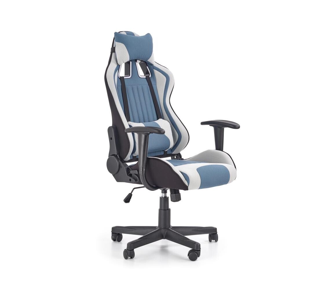 Halmar Kancelářská židle KODA světle šedá/modrá V-CH-CAYMAN-FOT-TURKUSOWY