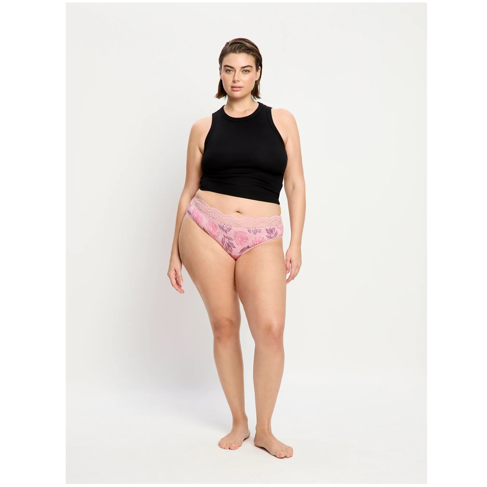 Menstruační kalhotky Modibodi Sensual Hi-Waist Bikini Moderate-Cassia Pink (CAHKMHCAPW) M