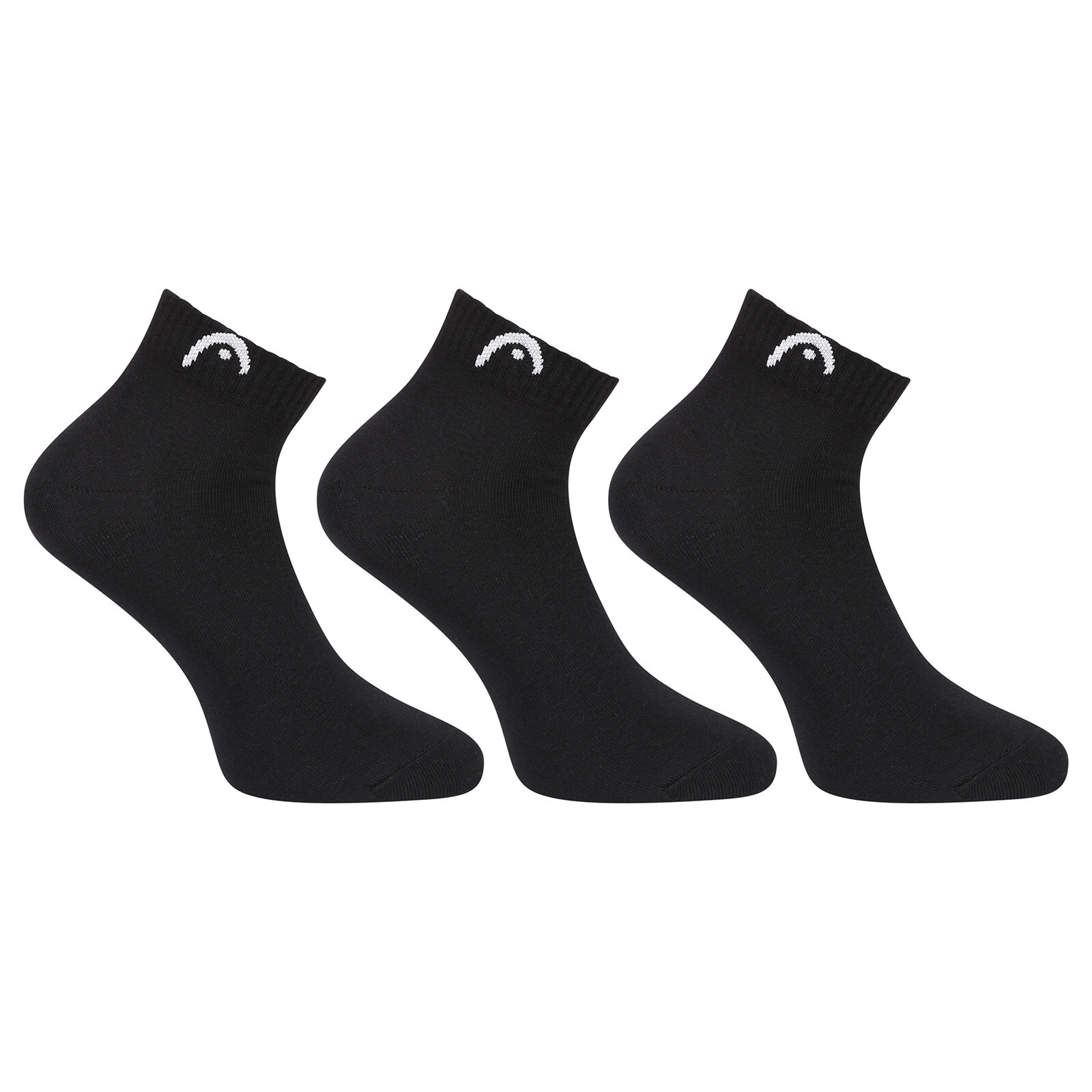 3PACK ponožky HEAD kotníkové černé (701229017 001) S