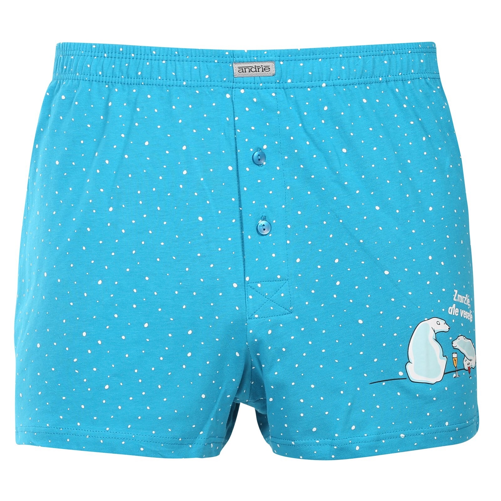 Pánské trenky Andrie modré (PS 5933-blue) 3XL, trenýrky