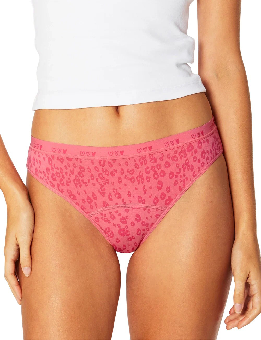 Menstruační kalhotky pro dívky Love Luna Bikini Red Hearts (LLUWFIBI) 146