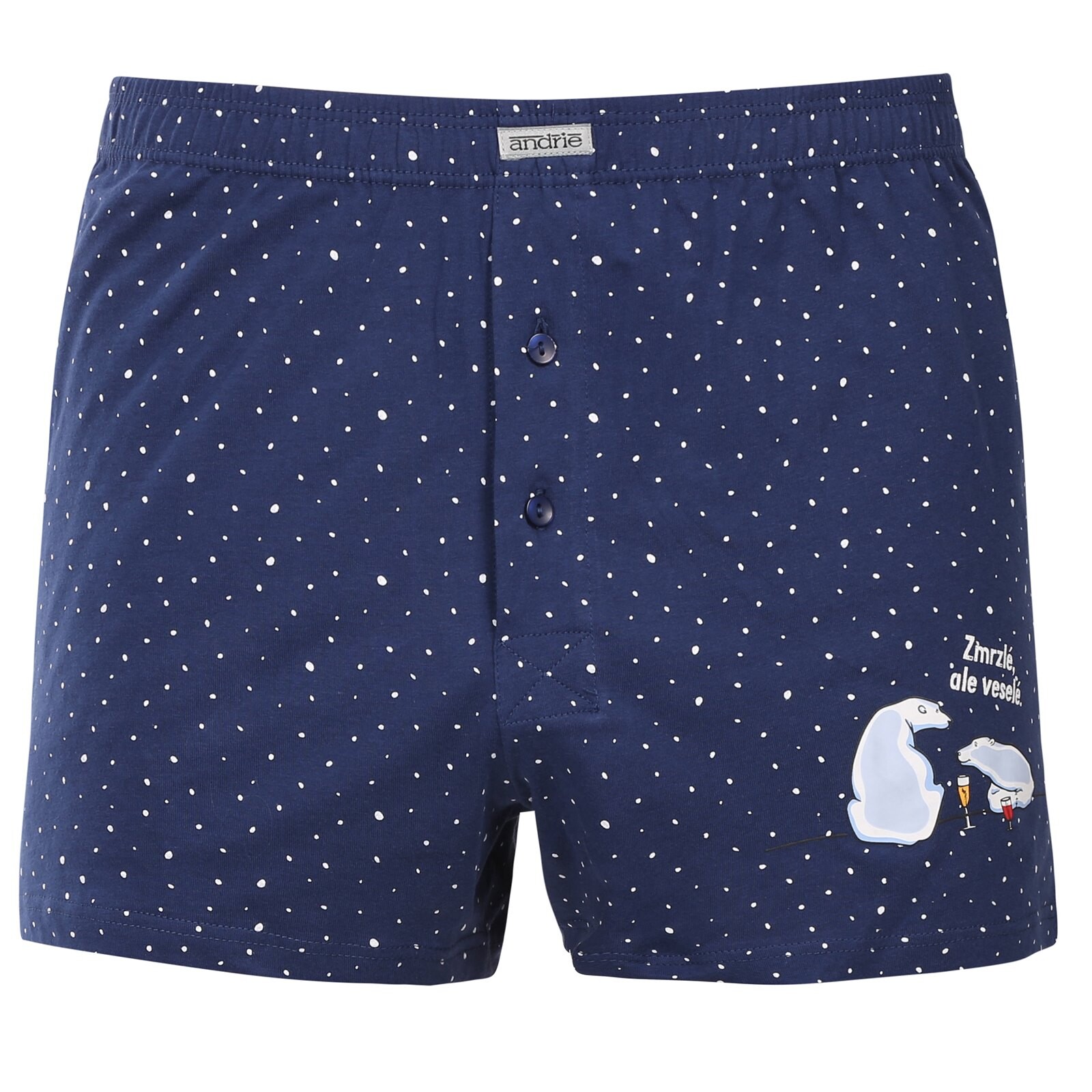 Pánské trenky Andrie vícebarevné (PS 5933-darkblue) 3XL, trenýrky