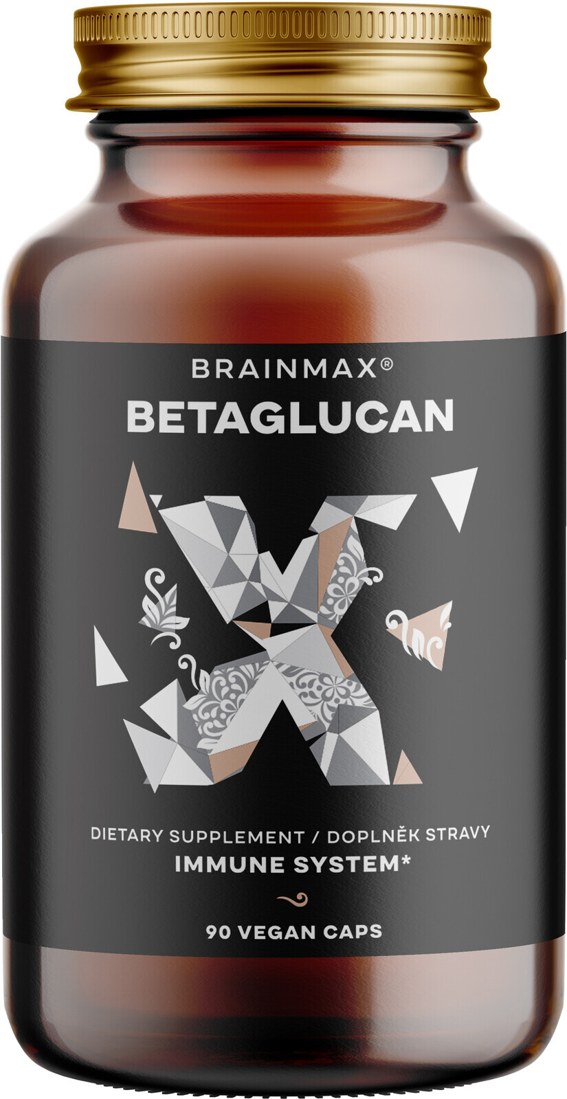 BrainMax Betaglucan, 90 rostlinných kapslí