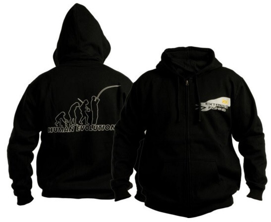 Mikina DOC Fishing s kapucí Evolution M - černá