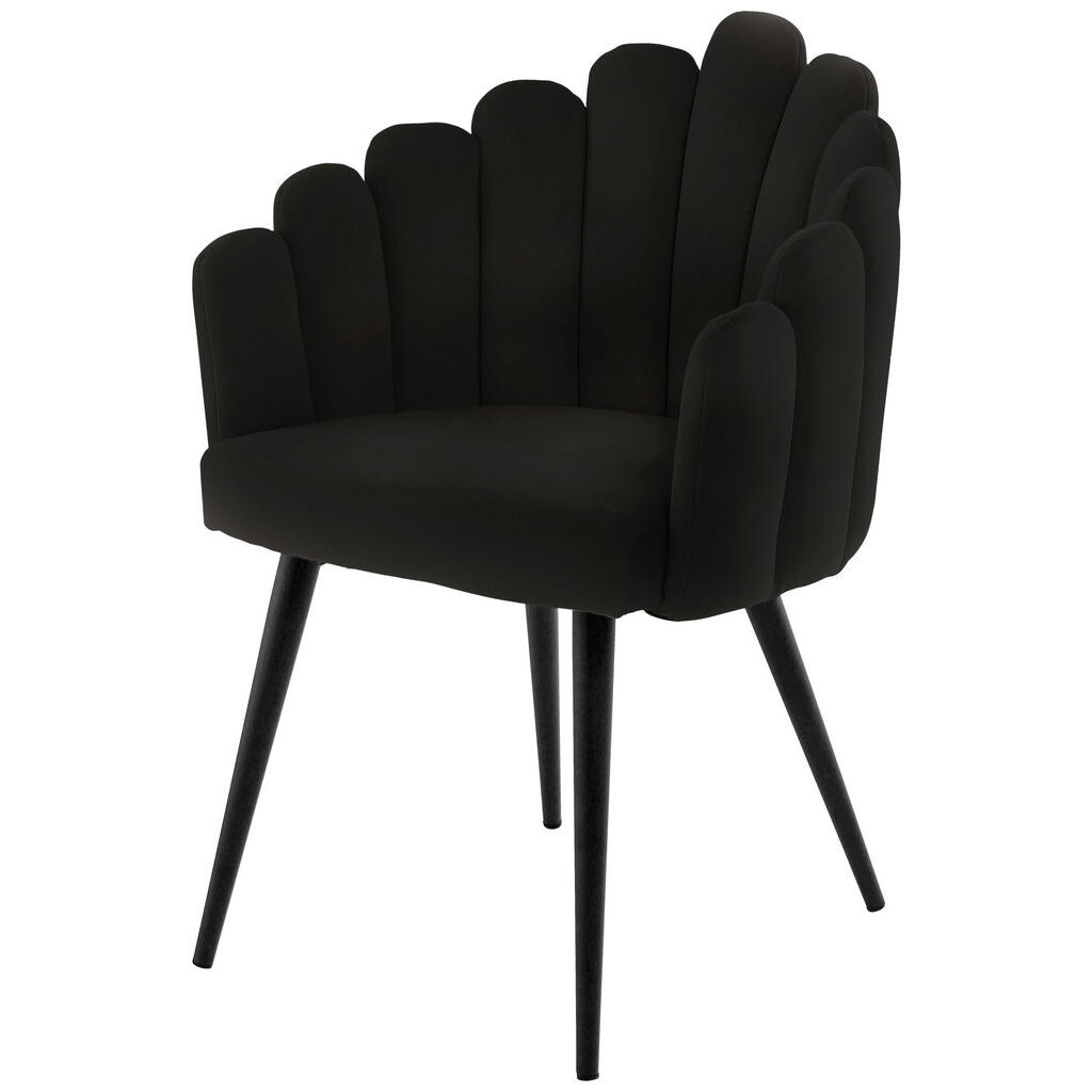 Kayoom ŽIDLE S PODRUČKAMI, železo, černá