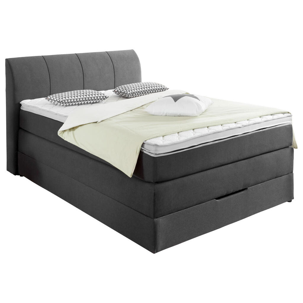Carryhome POSTEL BOXSPRING, 120/200 cm, antracitová