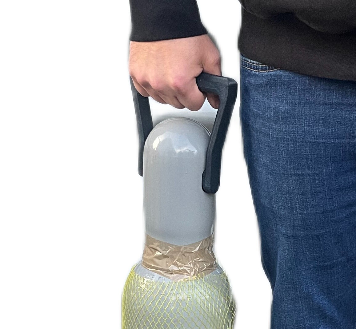 Proindustry Nosič lahví technických plynů - plastové madlo NL2025