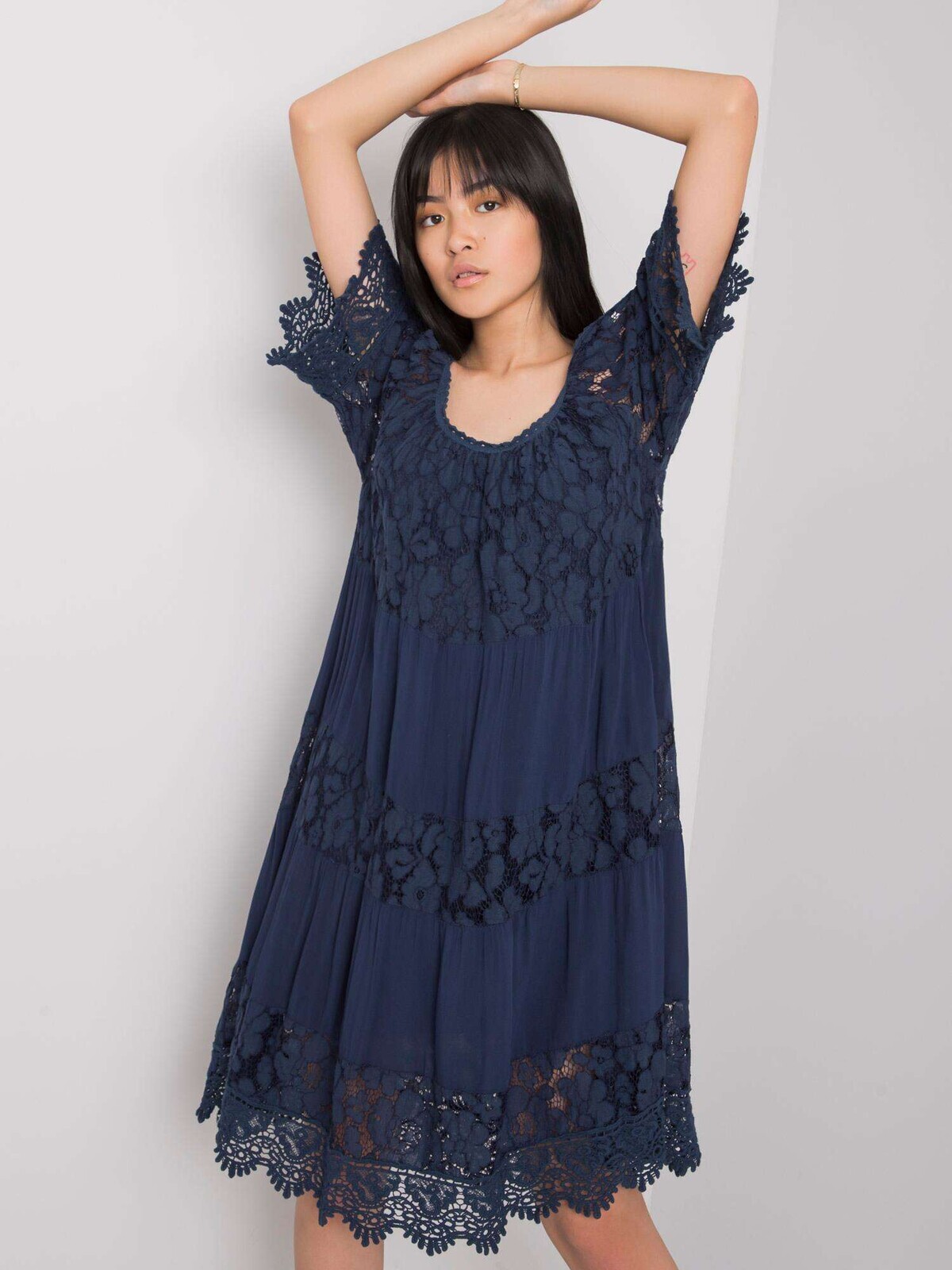 Letní mátové šaty Och Bella BI-82169. R98