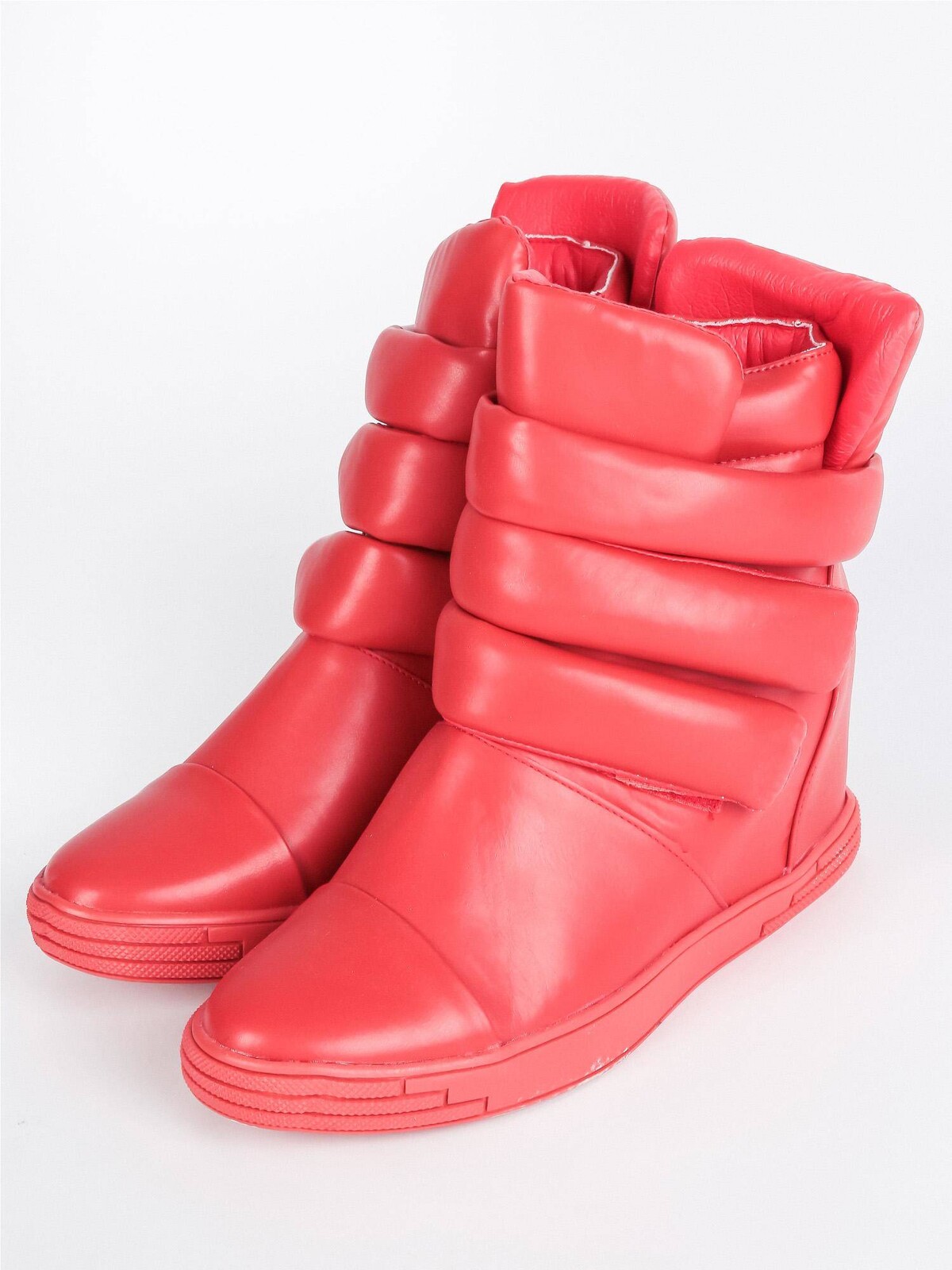 RED SNEAKER BOOTS