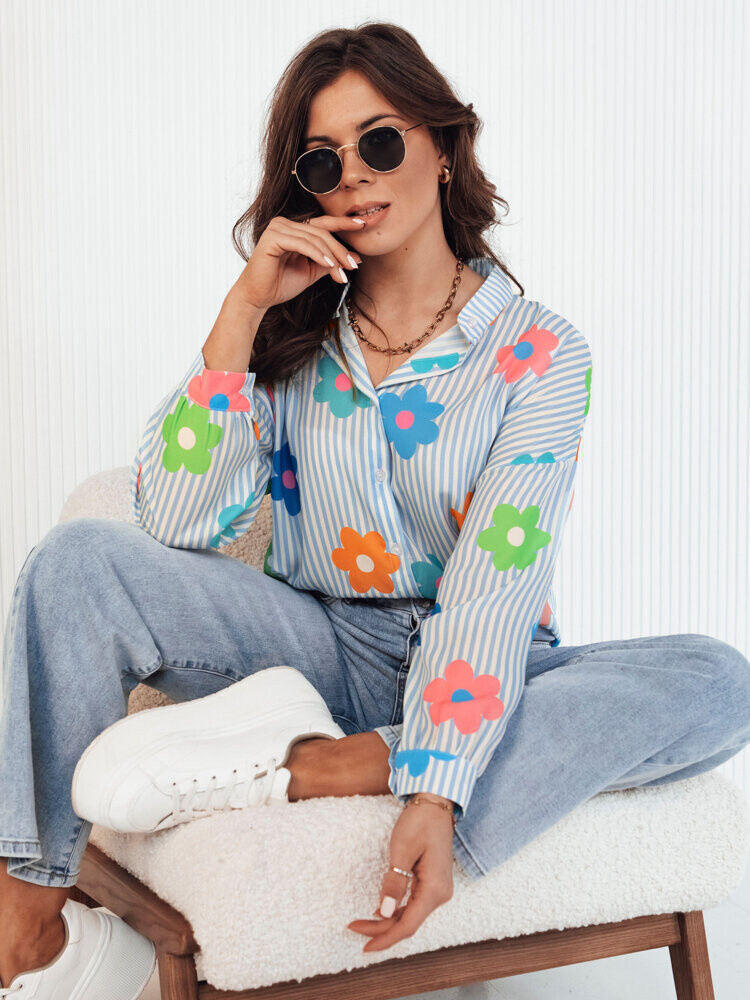 Elegantní dámská košile PLANTINA Barva modrá DSTREET