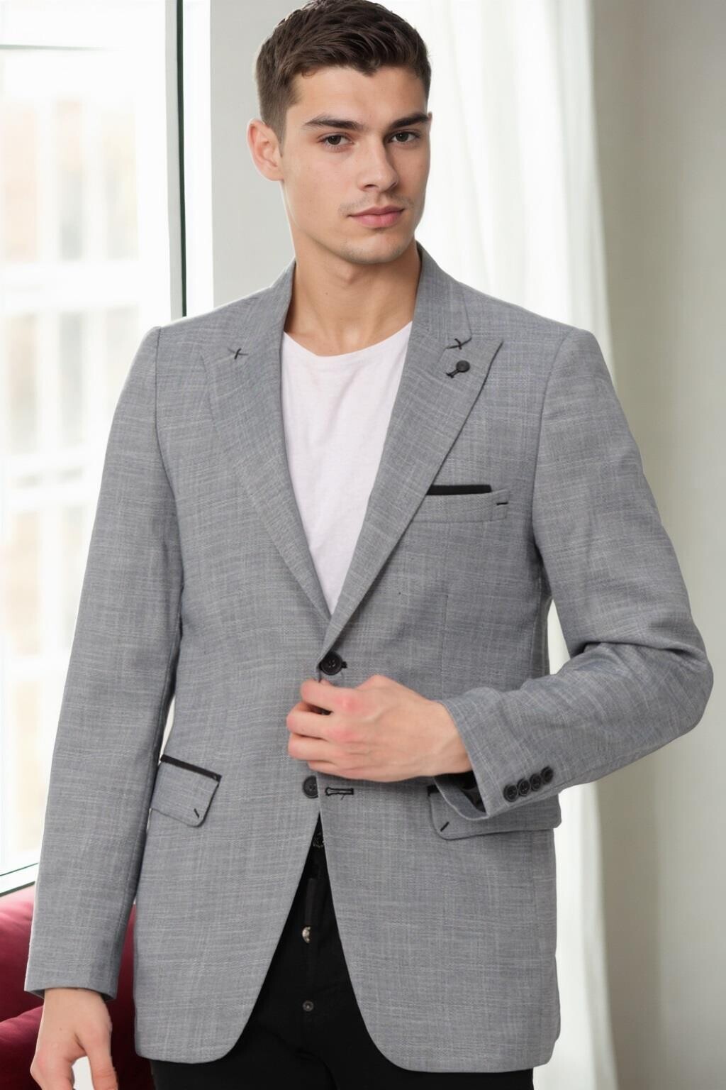 C8058 DEWBERRY MEN'S JACKET-GREY