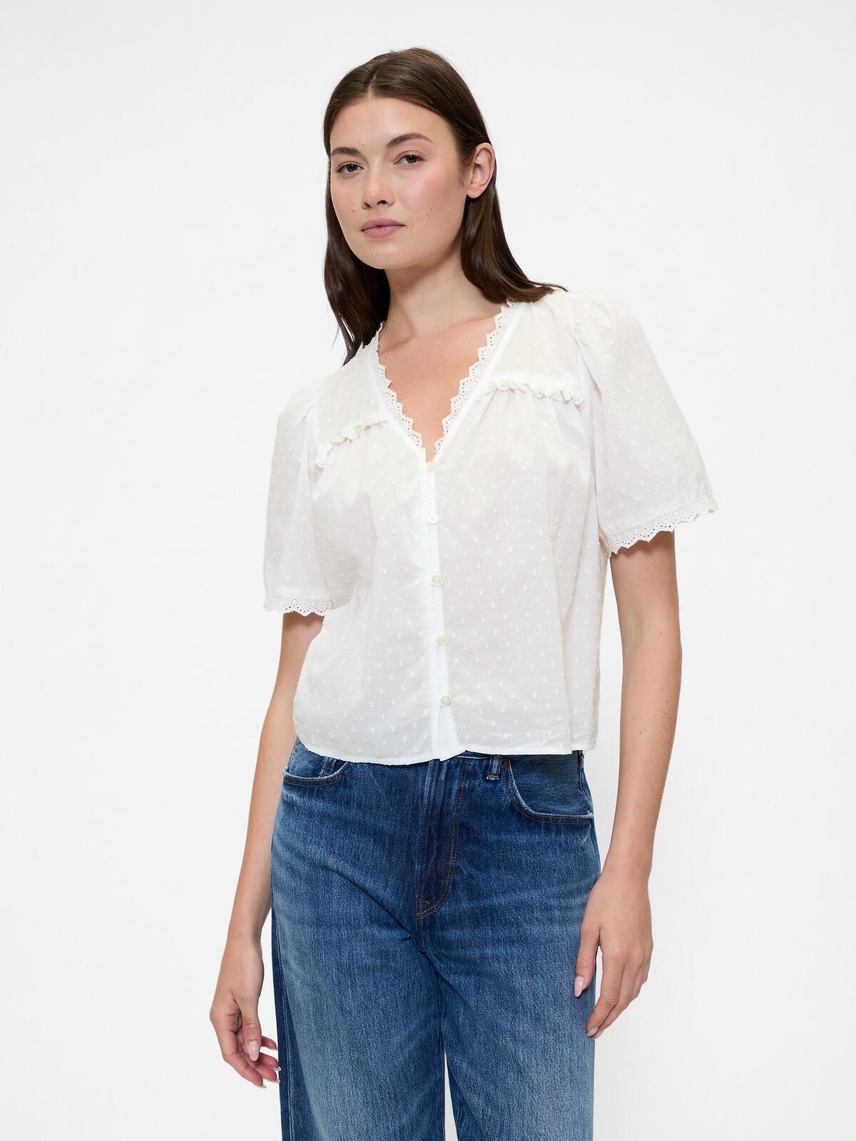 GAP Halenka s krajkou - Dámské