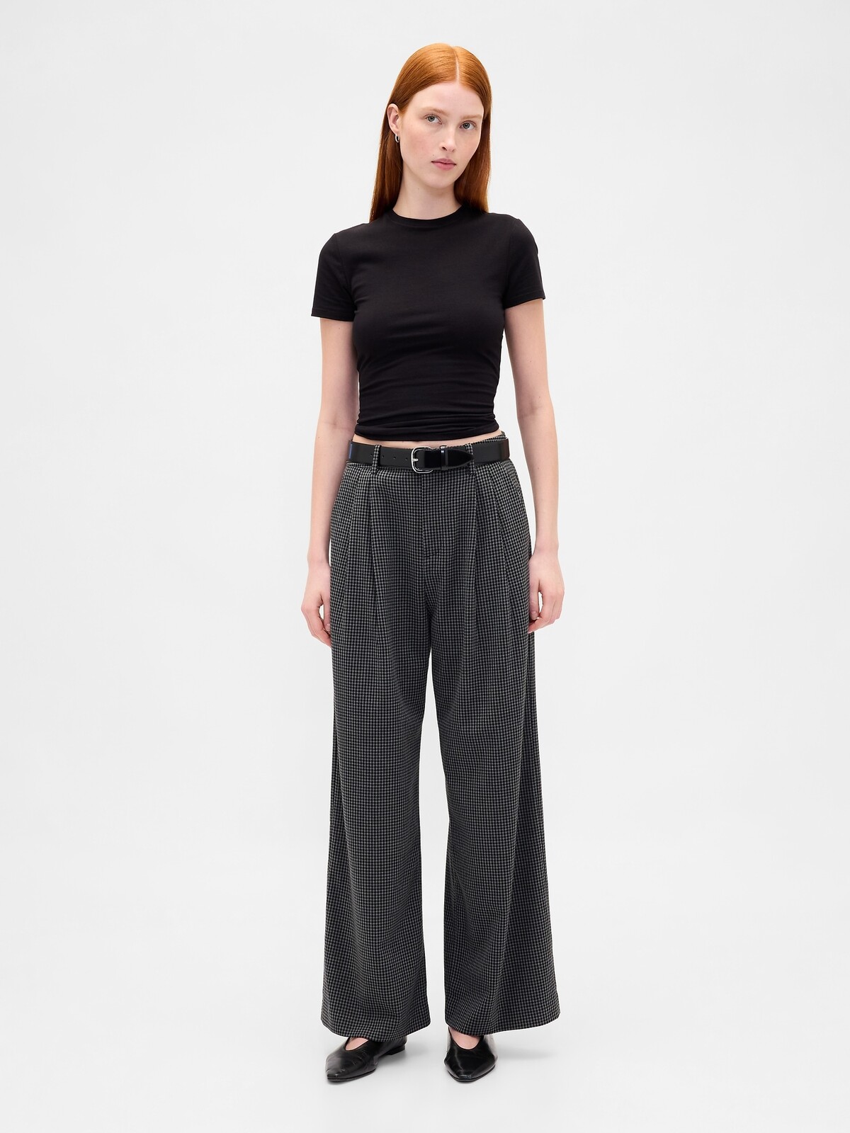 GAP Kalhoty 365 Twill Pleated - Dámské