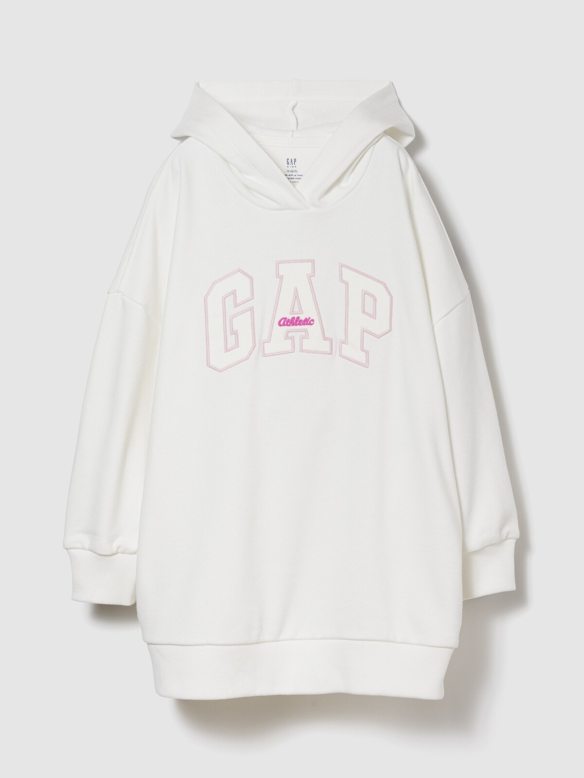 GAP Dětské mikinové oversize šaty VintageSoft - Holky