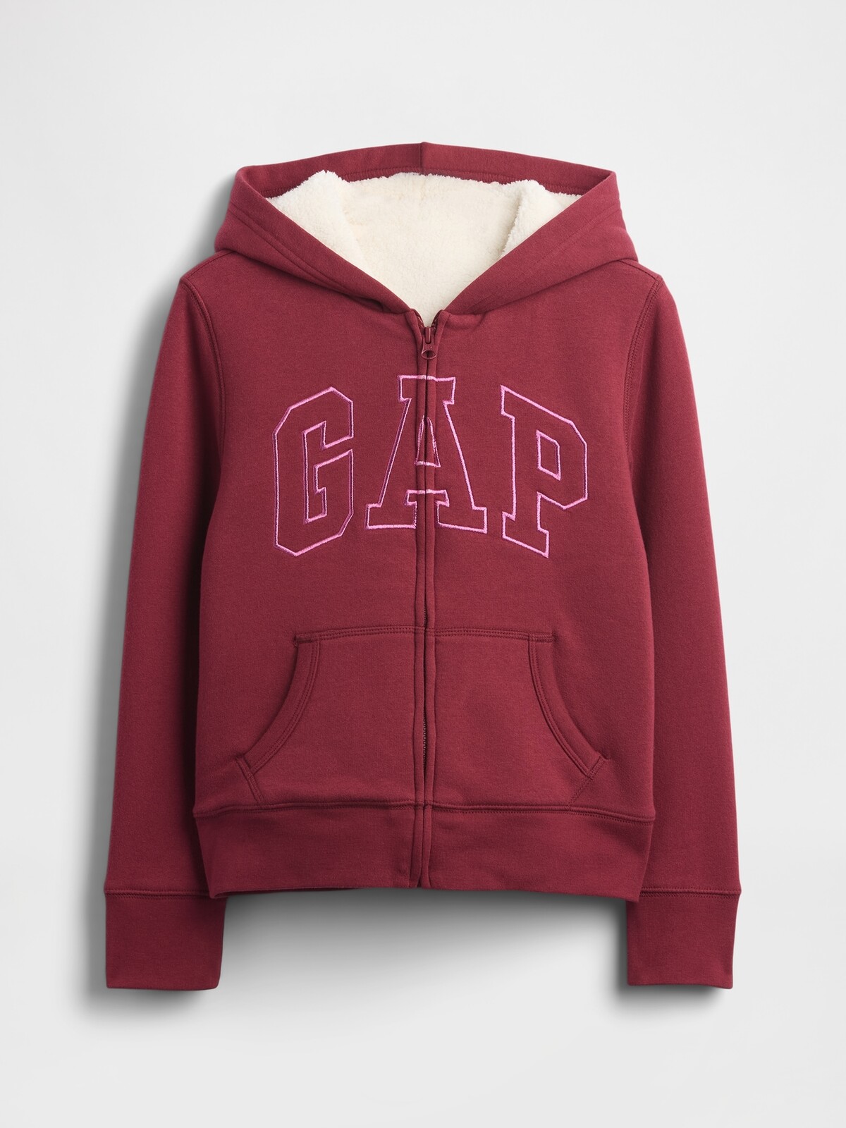 GAP Dětská zateplená mikina Logo Fleece - Holky